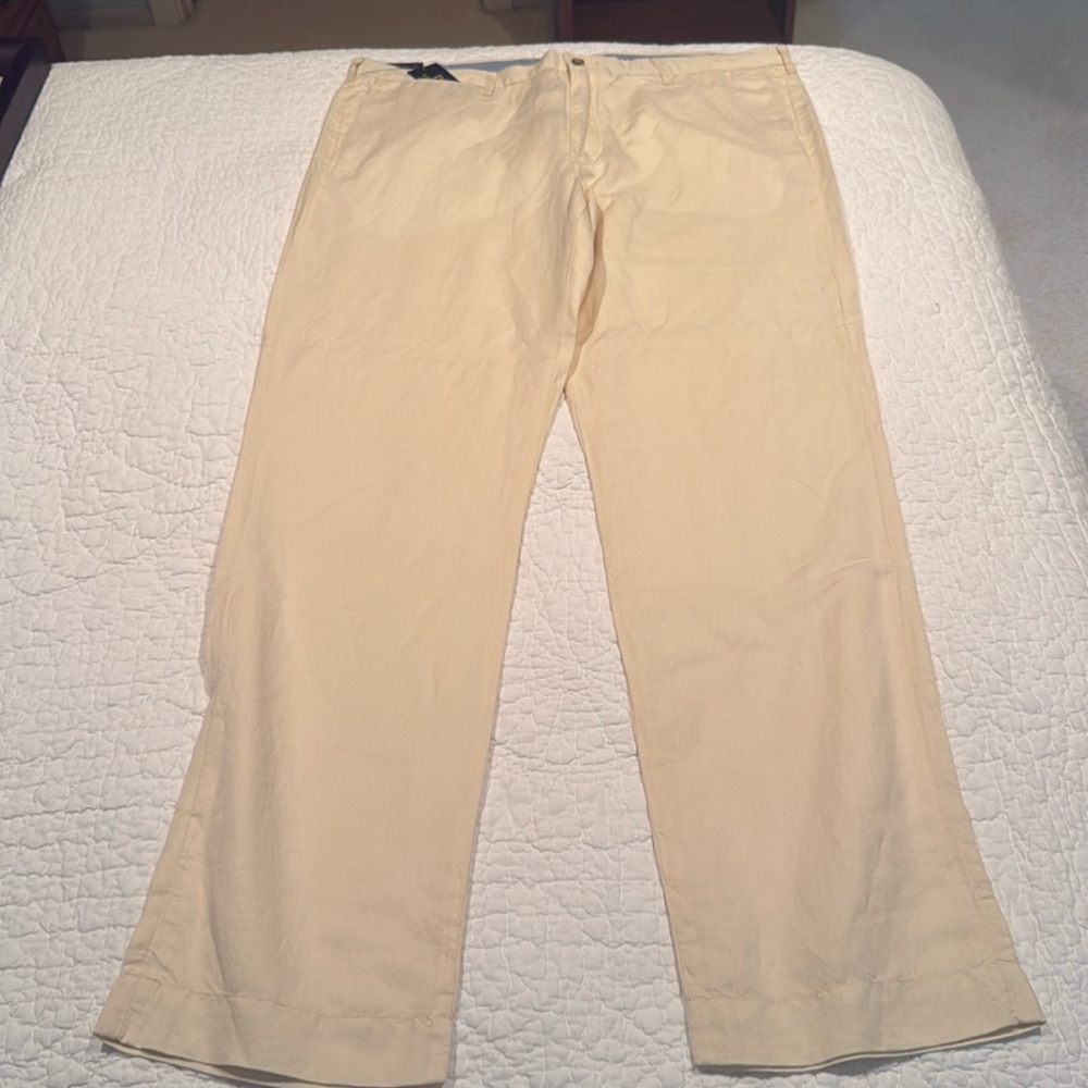 Ralph Lauren Polo straight fit linen Pants
